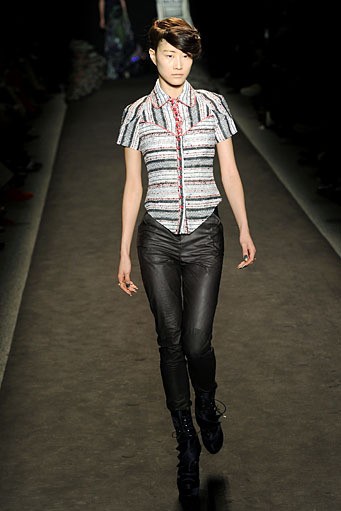 Jen Kao, Fall/Winter 2011. New York Fashion Week 2011. [Photo by Frazer Harrison/Getty Images for Mercedes-Benz]