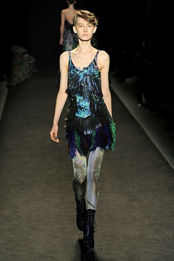 Jen Kao, Fall/Winter 2011. New York Fashion Week 2011. [Photo by Frazer Harrison/Getty Images for Mercedes-Benz]