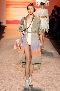 Jen Kao, Spring/Summer 2012. New York Fashion Week Spring/Summer 2012. [Photo by Mike Coppola/Getty Images for Mercedes-Benz Fashion Week]