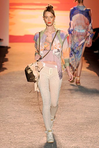 Jen Kao, Spring/Summer 2012. New York Fashion Week Spring/Summer 2012. [Photo by Mike Coppola/Getty Images for Mercedes-Benz Fashion Week]