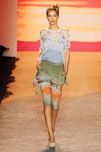 Jen Kao, Spring/Summer 2012. New York Fashion Week Spring/Summer 2012. [Photo by Mike Coppola/Getty Images for Mercedes-Benz Fashion Week]