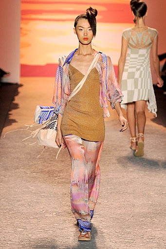 Jen Kao, Spring/Summer 2012. New York Fashion Week Spring/Summer 2012. [Photo by Mike Coppola/Getty Images for Mercedes-Benz Fashion Week]