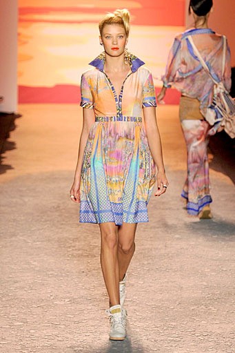 Jen Kao, Spring/Summer 2012. New York Fashion Week Spring/Summer 2012. [Photo by Mike Coppola/Getty Images for Mercedes-Benz Fashion Week]