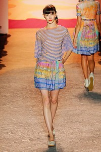 Jen Kao, Spring/Summer 2012. New York Fashion Week Spring/Summer 2012. [Photo by Mike Coppola/Getty Images for Mercedes-Benz Fashion Week]