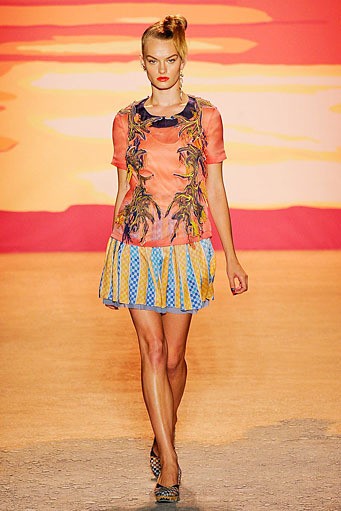 Jen Kao, Spring/Summer 2012. New York Fashion Week Spring/Summer 2012. [Photo by Mike Coppola/Getty Images for Mercedes-Benz Fashion Week]