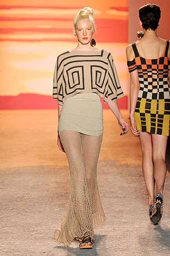 Jen Kao, Spring/Summer 2012. New York Fashion Week Spring/Summer 2012. [Photo by Mike Coppola/Getty Images for Mercedes-Benz Fashion Week]