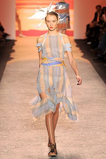 Jen Kao, Spring/Summer 2012. New York Fashion Week Spring/Summer 2012. [Photo by Mike Coppola/Getty Images for Mercedes-Benz Fashion Week]