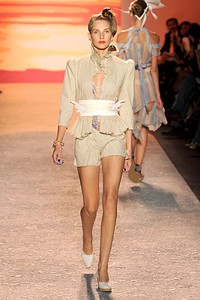 Jen Kao, Spring/Summer 2012. New York Fashion Week Spring/Summer 2012. [Photo by Mike Coppola/Getty Images for Mercedes-Benz Fashion Week]