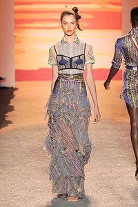 Jen Kao, Spring/Summer 2012. New York Fashion Week Spring/Summer 2012. [Photo by Mike Coppola/Getty Images for Mercedes-Benz Fashion Week]