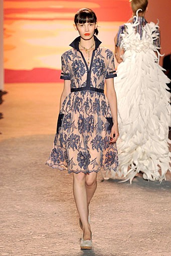 Jen Kao, Spring/Summer 2012. New York Fashion Week Spring/Summer 2012. [Photo by Mike Coppola/Getty Images for Mercedes-Benz Fashion Week]