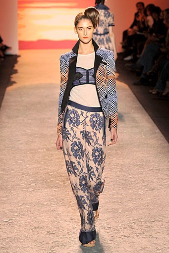 Jen Kao, Spring/Summer 2012. New York Fashion Week Spring/Summer 2012. [Photo by Mike Coppola/Getty Images for Mercedes-Benz Fashion Week]