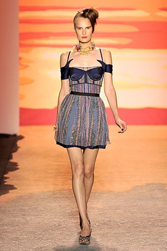 Jen Kao, Spring/Summer 2012. New York Fashion Week Spring/Summer 2012. [Photo by Mike Coppola/Getty Images for Mercedes-Benz Fashion Week]