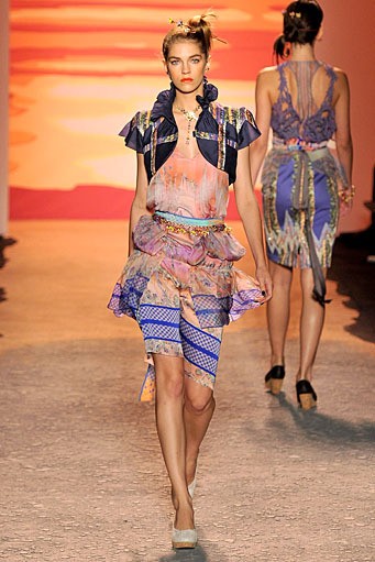 Jen Kao, Spring/Summer 2012. New York Fashion Week Spring/Summer 2012. [Photo by Mike Coppola/Getty Images for Mercedes-Benz Fashion Week]