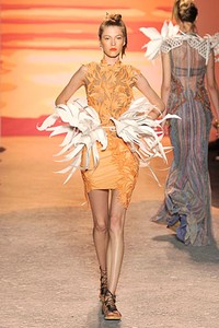 Jen Kao, Spring/Summer 2012. New York Fashion Week Spring/Summer 2012. [Photo by Mike Coppola/Getty Images for Mercedes-Benz Fashion Week]