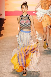 Jen Kao, Spring/Summer 2012. New York Fashion Week Spring/Summer 2012. [Photo by Mike Coppola/Getty Images for Mercedes-Benz Fashion Week]