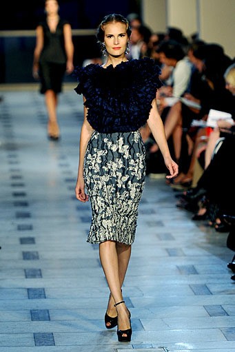 Zac Posen, Spring/Summer 2012. New York Fashion Week Spring/Summer 2012. [Photo by Larry Busacca/Getty Images]