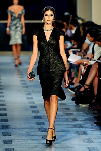Zac Posen, Spring/Summer 2012. New York Fashion Week Spring/Summer 2012. [Photo by Larry Busacca/Getty Images]