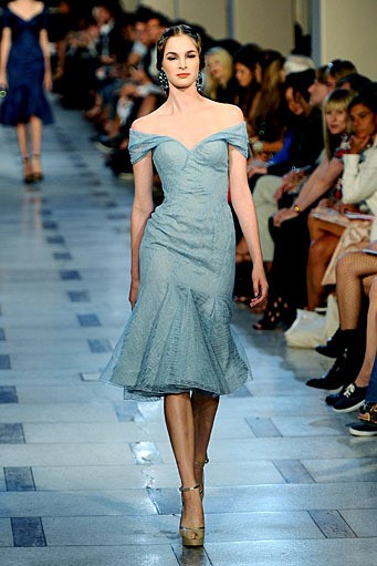 Zac Posen, Spring/Summer 2012. New York Fashion Week Spring/Summer 2012. [Photo by Larry Busacca/Getty Images]