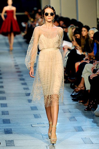 Zac Posen, Spring/Summer 2012. New York Fashion Week Spring/Summer 2012. [Photo by Larry Busacca/Getty Images]