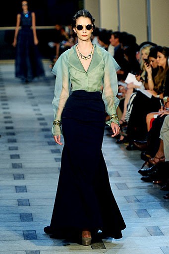 Zac Posen, Spring/Summer 2012. New York Fashion Week Spring/Summer 2012. [Photo by Larry Busacca/Getty Images]