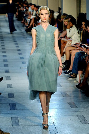 Zac Posen, Spring/Summer 2012. New York Fashion Week Spring/Summer 2012. [Photo by Larry Busacca/Getty Images]