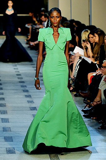 Zac Posen, Spring/Summer 2012. New York Fashion Week Spring/Summer 2012. [Photo by Larry Busacca/Getty Images]