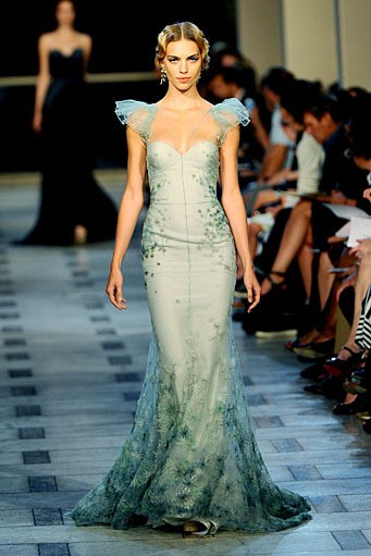 Zac Posen, Spring/Summer 2012. New York Fashion Week Spring/Summer 2012. [Photo by Larry Busacca/Getty Images]