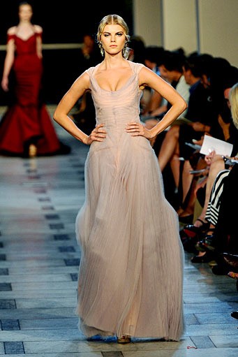Zac Posen, Spring/Summer 2012. New York Fashion Week Spring/Summer 2012. [Photo by Larry Busacca/Getty Images]