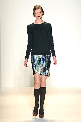 Lela Rose, Fall/Winter 2011. New York Fashion Week 2011. [Photo by Jemal Countess/Getty Images for Payless]
