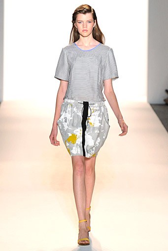 Lela Rose, Spring/Summer 2012. New York Fashion Week Spring/Summer 2012. [Photo by Mike Coppola/Getty Images for Payless]
