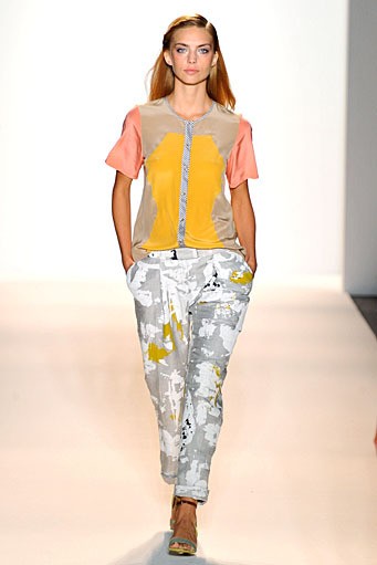Lela Rose, Spring/Summer 2012. New York Fashion Week Spring/Summer 2012. [Photo by Mike Coppola/Getty Images for Payless]