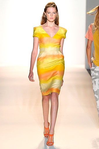 Lela Rose, Spring/Summer 2012. New York Fashion Week Spring/Summer 2012. [Photo by Mike Coppola/Getty Images for Payless]