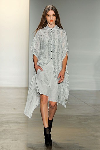 Jeremy Laing, Spring/Summer 2012. New York Fashion Week Spring/Summer 2012. [Photo by Jemal Countess/Getty Images]