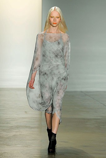 Jeremy Laing, Spring/Summer 2012. New York Fashion Week Spring/Summer 2012. [Photo by Jemal Countess/Getty Images]