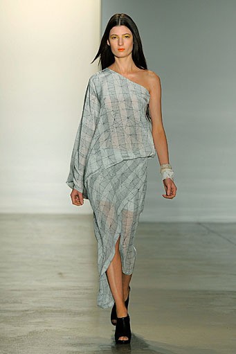 Jeremy Laing, Spring/Summer 2012. New York Fashion Week Spring/Summer 2012. [Photo by Jemal Countess/Getty Images]