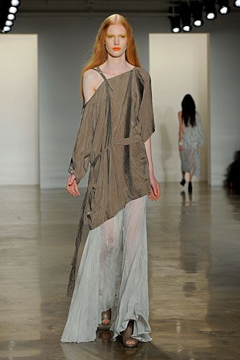 Jeremy Laing, Spring/Summer 2012. New York Fashion Week Spring/Summer 2012. [Photo by Jemal Countess/Getty Images]