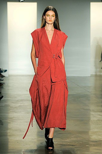 Jeremy Laing, Spring/Summer 2012. New York Fashion Week Spring/Summer 2012. [Photo by Jemal Countess/Getty Images]