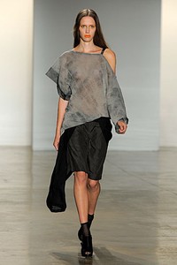 Jeremy Laing, Spring/Summer 2012. New York Fashion Week Spring/Summer 2012. [Photo by Jemal Countess/Getty Images]