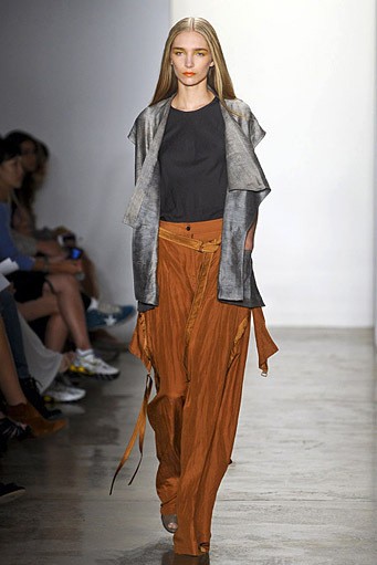 Jeremy Laing, Spring/Summer 2012. New York Fashion Week Spring/Summer 2012. [Photo by Jemal Countess/Getty Images]