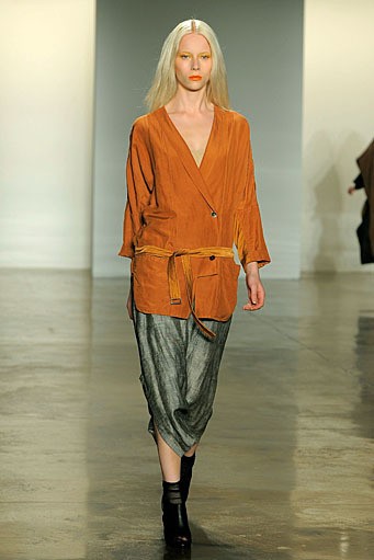 Jeremy Laing, Spring/Summer 2012. New York Fashion Week Spring/Summer 2012. [Photo by Jemal Countess/Getty Images]