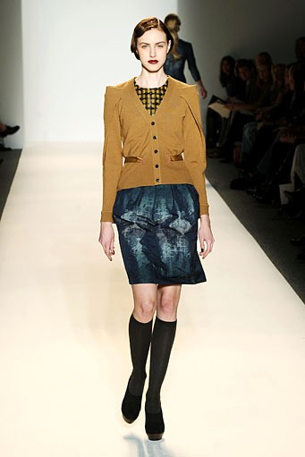 Lela Rose, Fall/Winter 2011. New York Fashion Week 2011. [Photo by Jemal Countess/Getty Images for Payless]