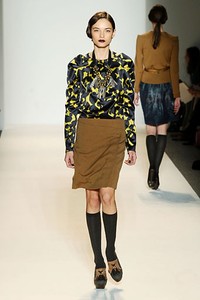 Lela Rose, Fall/Winter 2011. New York Fashion Week 2011. [Photo by Jemal Countess/Getty Images for Payless]