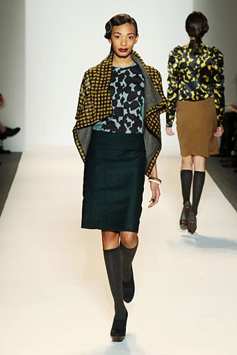Lela Rose, Fall/Winter 2011. New York Fashion Week 2011. [Photo by Jemal Countess/Getty Images for Payless]