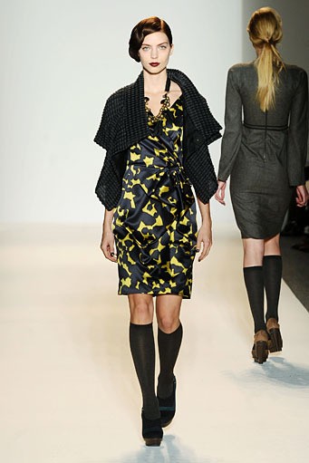 Lela Rose, Fall/Winter 2011. New York Fashion Week 2011. [Photo by Jemal Countess/Getty Images for Payless]
