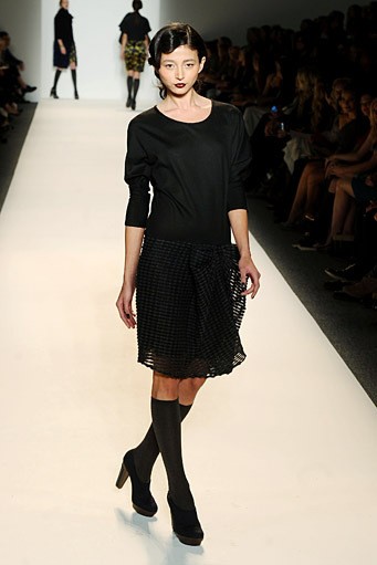 Lela Rose, Fall/Winter 2011. New York Fashion Week 2011. [Photo by Jemal Countess/Getty Images for Payless]