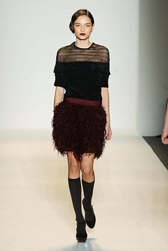 Lela Rose, Fall/Winter 2011. New York Fashion Week 2011. [Photo by Jemal Countess/Getty Images for Payless]