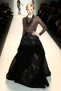 Lela Rose, Fall/Winter 2011. New York Fashion Week 2011. [Photo by Jemal Countess/Getty Images for Payless]