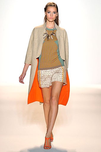 Lela Rose, Spring/Summer 2012. New York Fashion Week Spring/Summer 2012. [Photo by Mike Coppola/Getty Images for Payless]