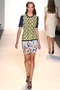Lela Rose, Spring/Summer 2012. New York Fashion Week Spring/Summer 2012. [Photo by Mike Coppola/Getty Images for Payless]
