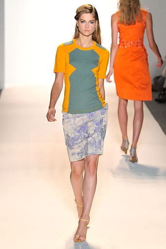Lela Rose, Spring/Summer 2012. New York Fashion Week Spring/Summer 2012. [Photo by Mike Coppola/Getty Images for Payless]
